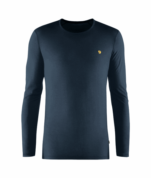 Camiseta Segunda Pele Masculina Lã Merino Bergtagen Thinwool Mountain Blue