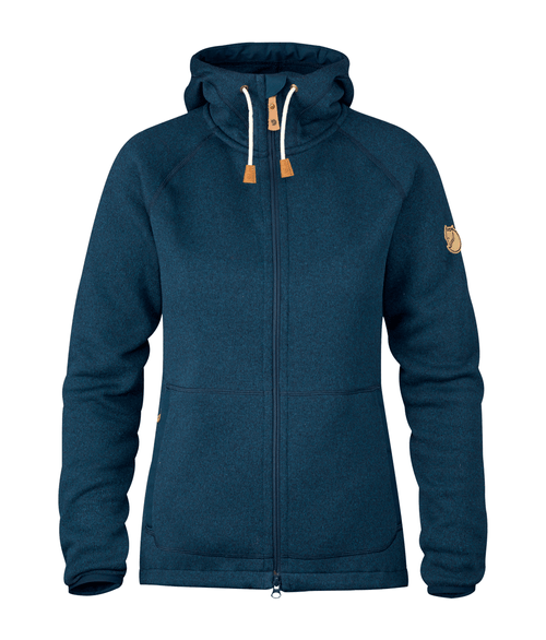 Fleece Feminino Ovik Com Capuz Navy