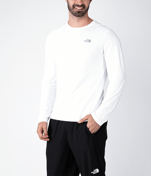 Camiseta Hyper Tee Crew Manga Longa Masculina Branca