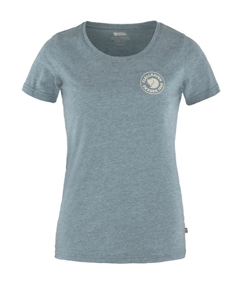 Camiseta Feminina 1960 Logo Indigo Blue-Melange