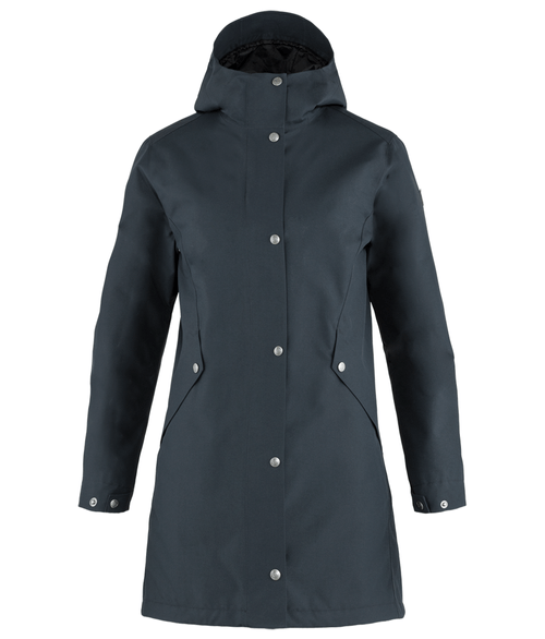 Jaqueta Fjällräven Feminina Visby 3 In 1 Dark Navy