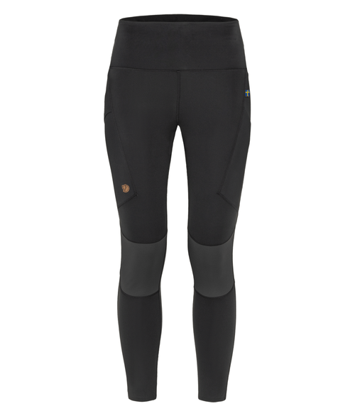 Calça Feminina Abisko Trekking Tights Pro Black Iron Grey
