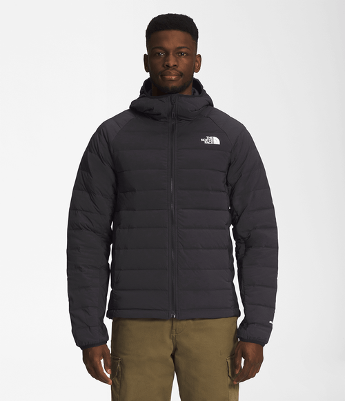Jaqueta Masculina Belleview Stretch Down com Capuz Preta