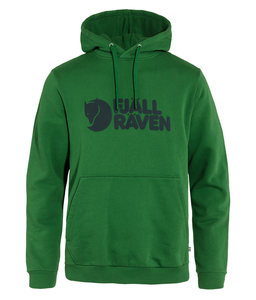 Moletom Masculino Fjällräven Logo com Capuz Palm Green