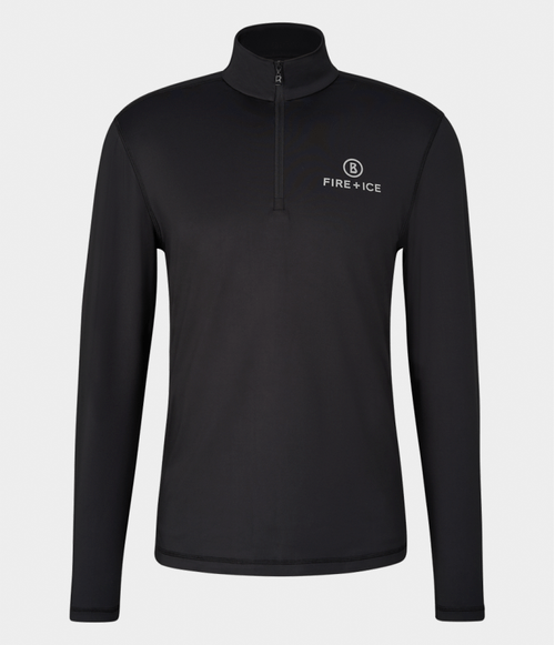 Camiseta Bogner Fire+Ice Masculina Segunda Pele Pascal Preta