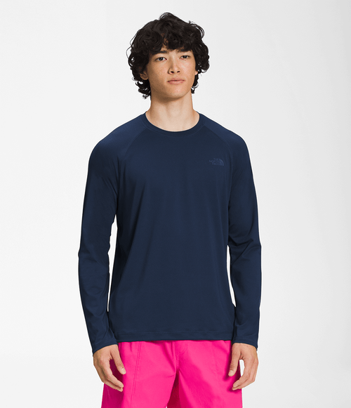 Camiseta The North Face Masculina Class V Water Manga Longa Azul Marinho