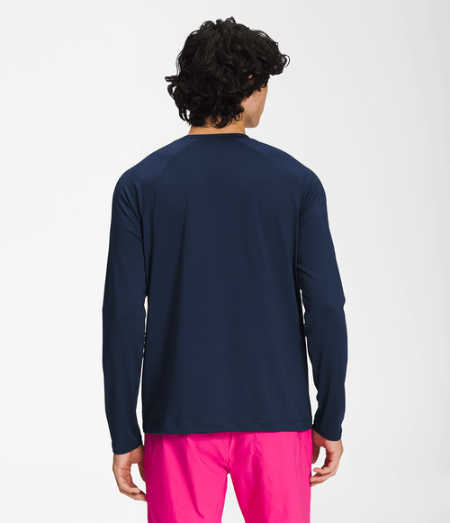 Camiseta The North Face Masculina Class V Water Manga Longa Azul Marinho