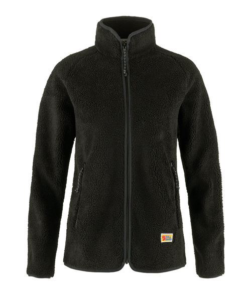 Fleece Fjällräven Feminino Vardag Pile Black