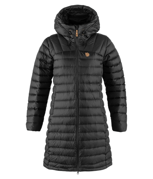 Parka Fjällräven Feminina Snow Flake Black