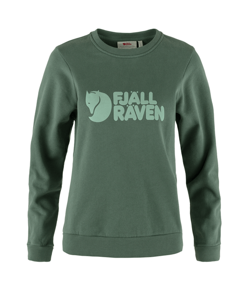 Moletom Feminino Fjällräven Logo Deep Patina Misty Green