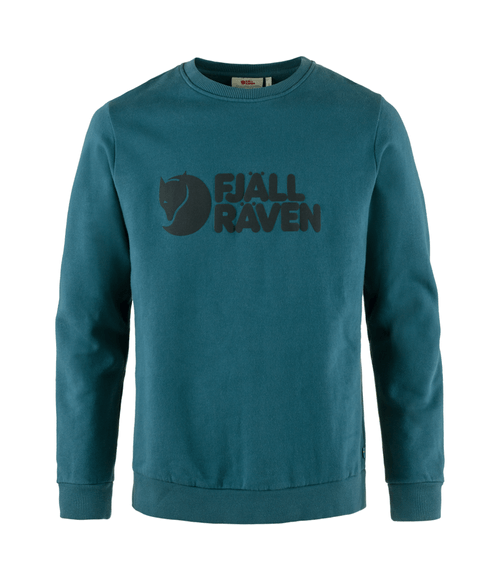 Moletom Masculino Fjällräven Logo Deep Sea