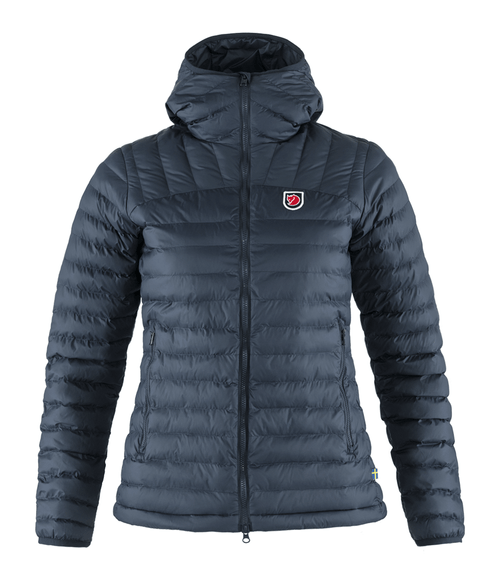 Jaqueta Feminina Fjällräven Expedition Lätt com Capuz Navy