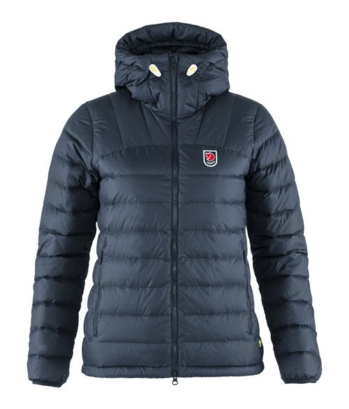 Jaqueta Feminina Fjällräven Expedition Pack Down com Capuz Navy