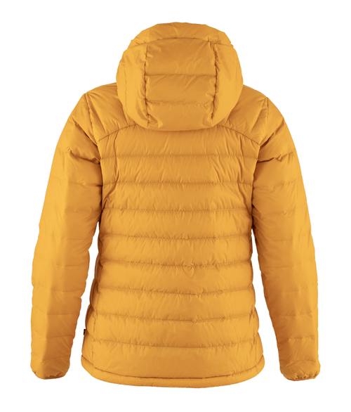 Jaqueta Feminina Fjällräven Expedition Pack Down com Capuz Mustard Yellow