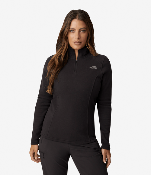 Fleece Feminino The North Face Glacier 1/4 Zip Preto