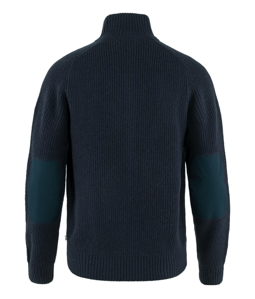 Cardigan Masculino Fjällräven Övik Zip Dark Navy