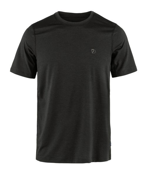 Camiseta Masculina Fjällräven Abisko Day Hike SS Black