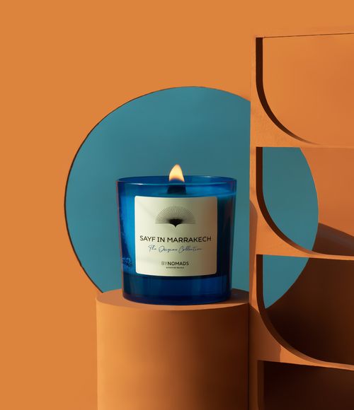 Vela Perfumada ByNomads Azul Sayf In Marrakech - Cool Size 180g