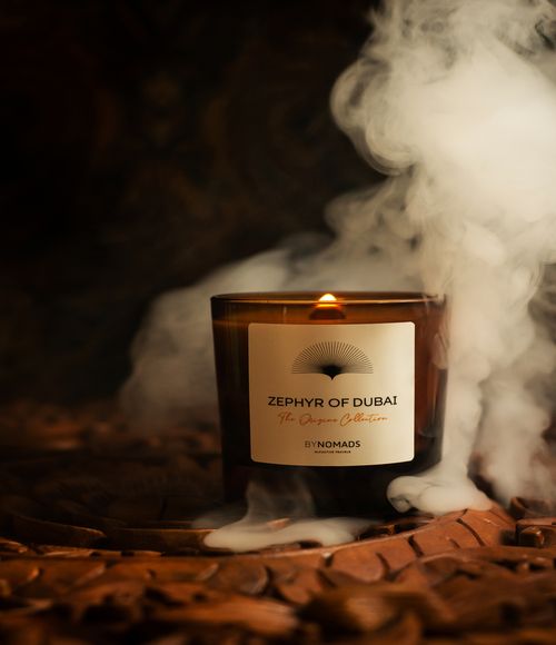 Vela Perfumada ByNomads Ambar Zephyr Of Dubai - Great Size 220g