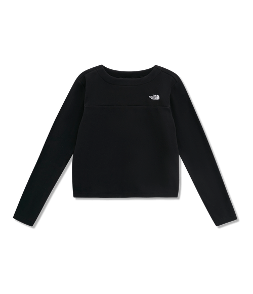 Fleece Feminino The North Face TKA 100 Glacier Crew TNF Black