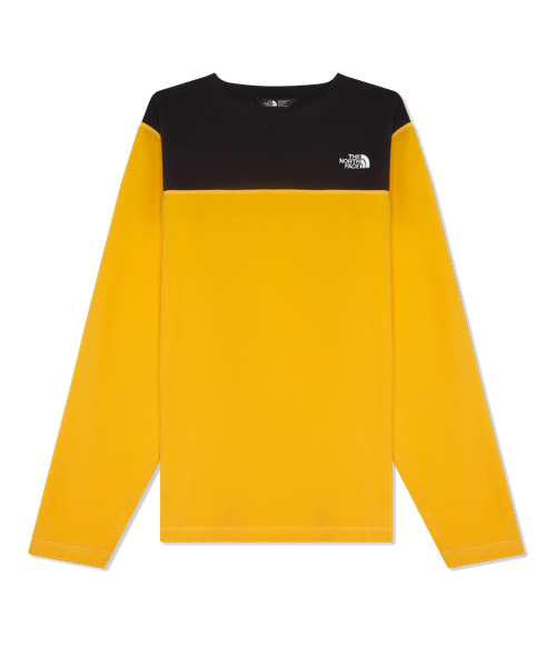 Fleece Masculino The North Face TKA 100 Glacier Crew Summit Gold