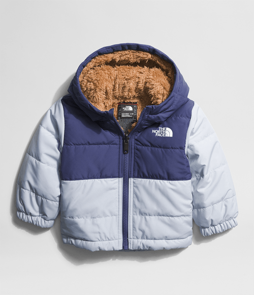 Jaqueta Baby The North Face Reversible Mount Chimbo com Capuz Dusty Periwinkle