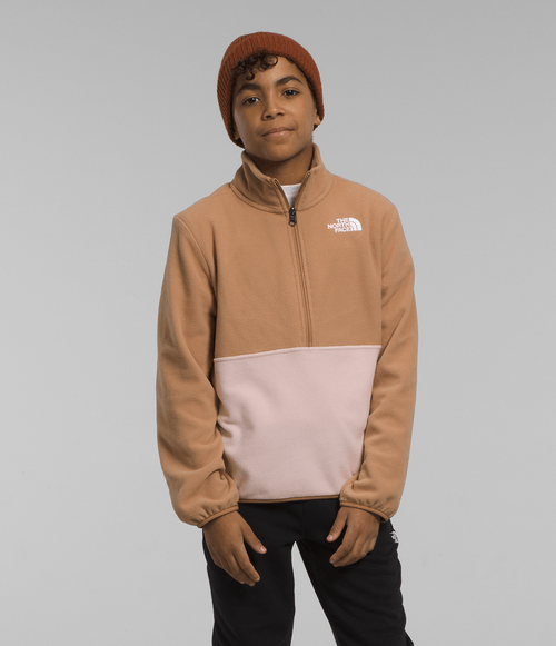 Fleece Teen The North Face Glacier TKA 100 1/4 Zip Almond Butter