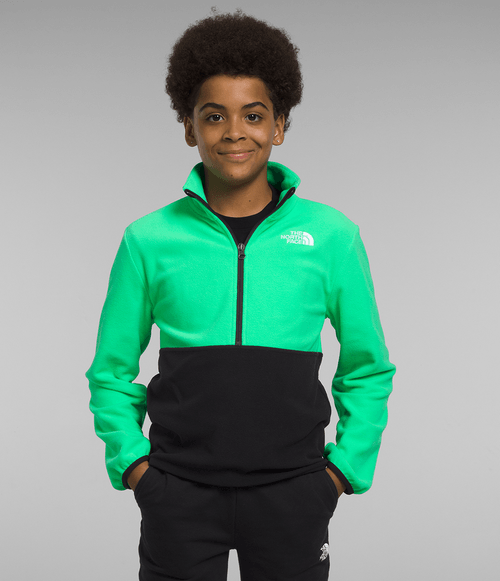 Fleece Teen The North Face Glacier TKA 100 1/4 Zip Verde