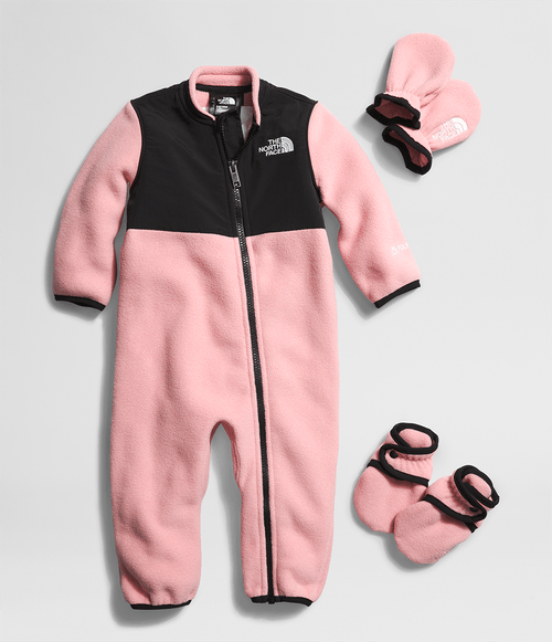 Kit Baby The North Face Denali One Piece Rosa