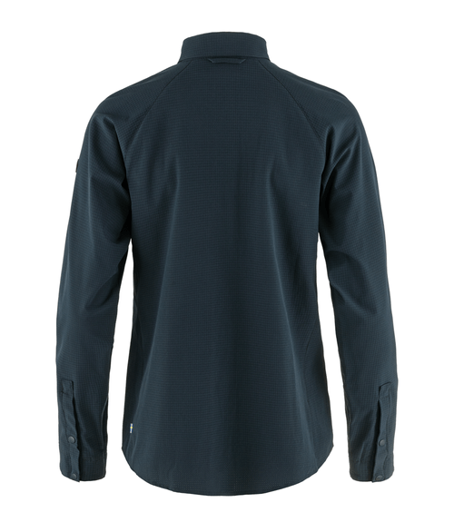 Camisa Feminina Fjällräven Abisko Trekking Dark Navy