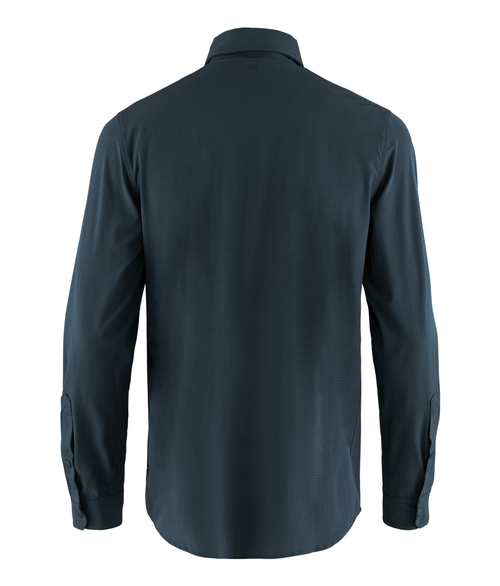 Camisa Masculina Fjällräven Abisko Trekking Dark Navy