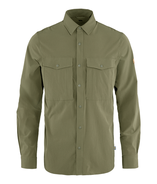 Camisa Masculina Fjällräven Abisko Trekking Light Olive
