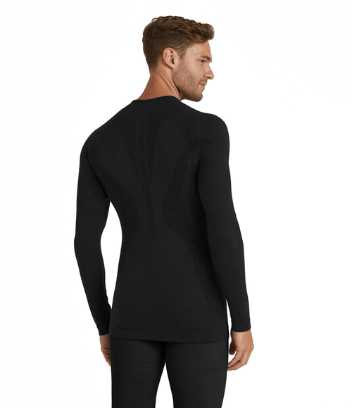 Camiseta Falke Masculina Segunda Pele Long Sleeve Preta