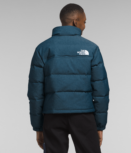 Jaqueta Feminina The North Face Reversível Nuptse '92 Denim Blue/TNF Black