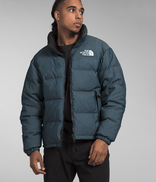 Jaqueta Masculina The North Face Reversível Nuptse '92 Denim Blue/TNF Black