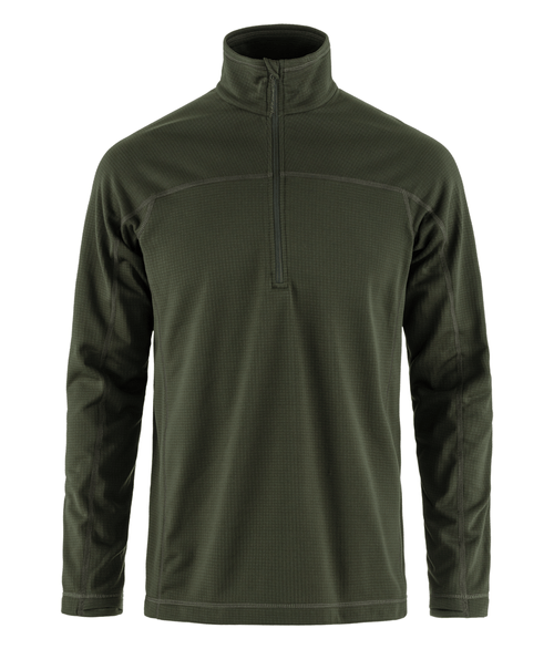 Fleece Masculino Fjällräven Abisko Lite Half Zip Deep Forest