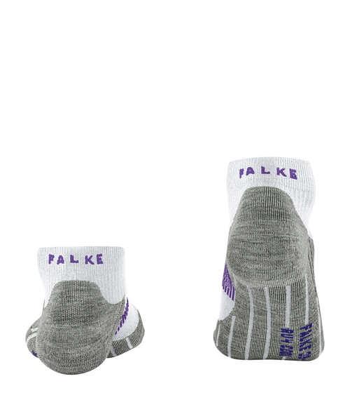 Meia Falke Feminina Ru4 Endurance Short Branca