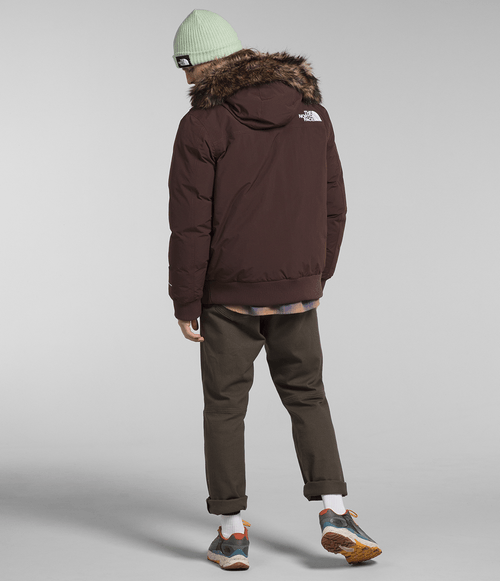 Jaqueta Masculina The North Face Mcmurdo Bomber Coal Brown/Almond Butter Monogram Print