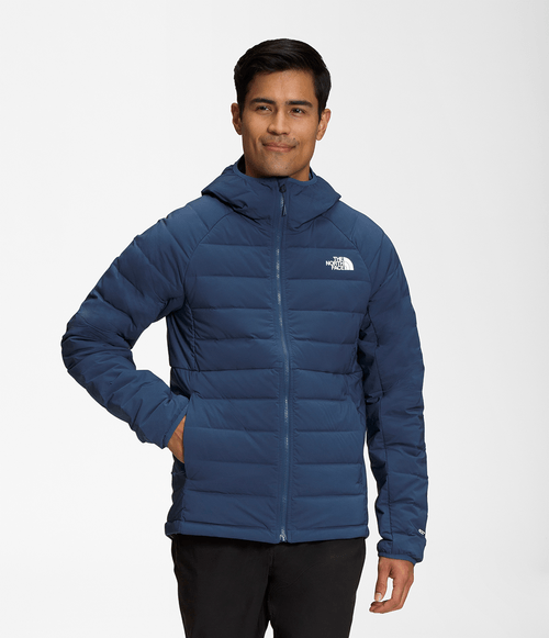 Jaqueta Masculina The North Face Belleview Stretch Down com Capuz Shady Blue