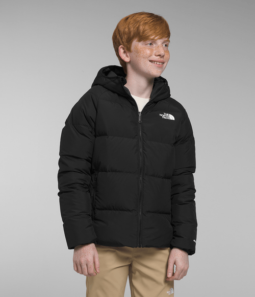 Jaqueta Boys The North Face Reversível North Down com Capuz TNF Black