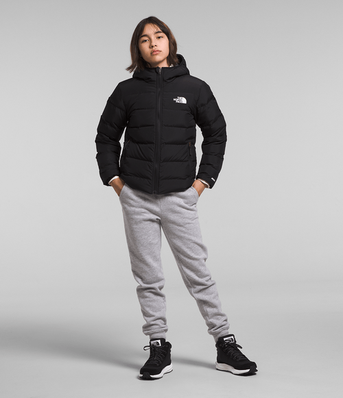 Jaqueta Girls The North Face Reversível North Down com Capuz TNF Black