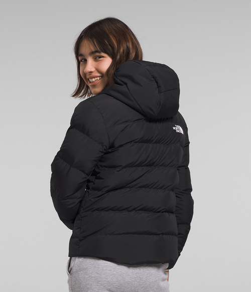 Jaqueta Girls The North Face Reversível North Down com Capuz TNF Black