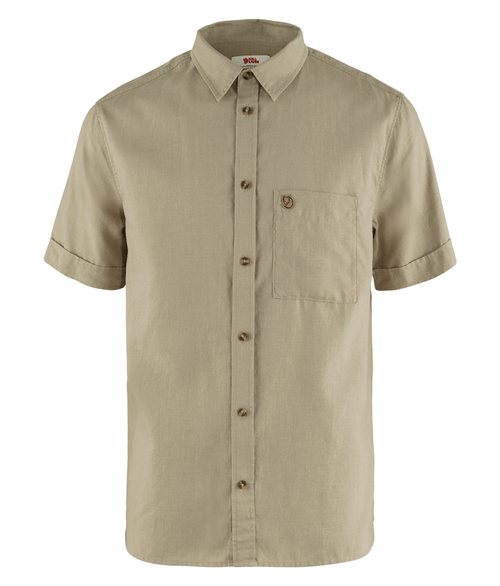 Camisa Masculina Fjällräven Övik Travel Sand Stone