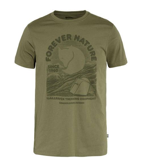 Camiseta Masculina Fjällräven Equipment Green