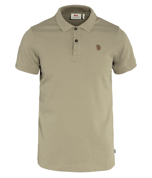 Camiseta Masculina Fjällräven Övik Polo Sand Stone