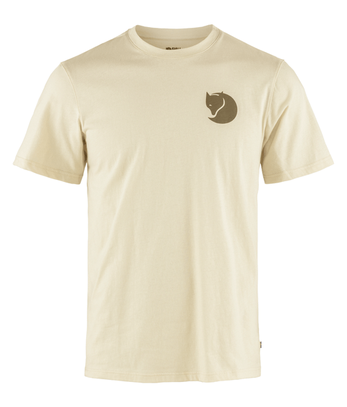 Camiseta Masculina Fjällräven Walk With Nature Chalk White