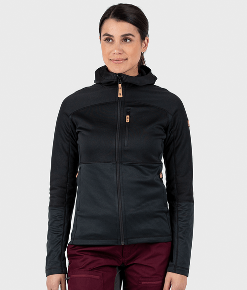Fleece Feminino Fjällräven Abisko Trail Black
