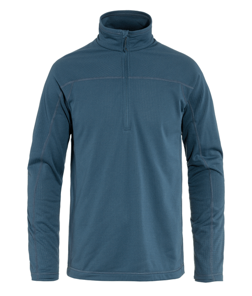 Fleece Masculino Fjällräven Abisko Lite Half Zip Indigo Blue