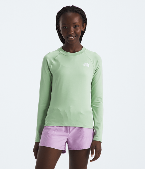 Camiseta Infantil Girls The North Face Printed Amphibious Sun Misty Sage