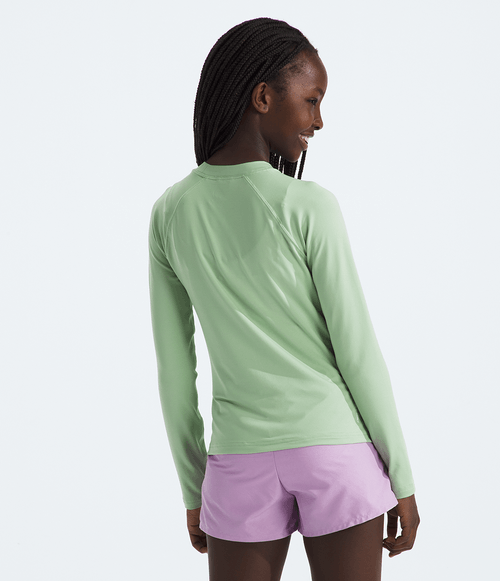 Camiseta Infantil Girls The North Face Printed Amphibious Sun Misty Sage